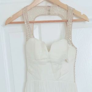 Marciano white silk gown - size 4